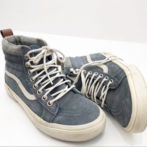 ❌SOLD❌Vans SK8-Hi Denim Suede Men 4.5 Women’s